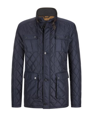 Quilted jacket in a field jacket style