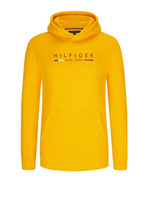 Hoodie in a cotton blend with logo print