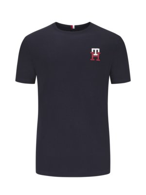 Cotton-T-shirt-with-embroidered-logo