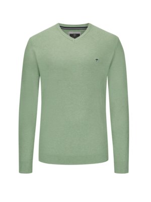 Sweater-with-V-neck