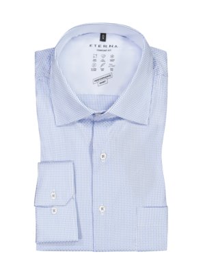 Comfort-Fit-shirt-with-fine-pattern,-Performance-Shirt