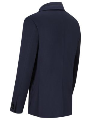 Blazer in jersey fabric with removable yoke