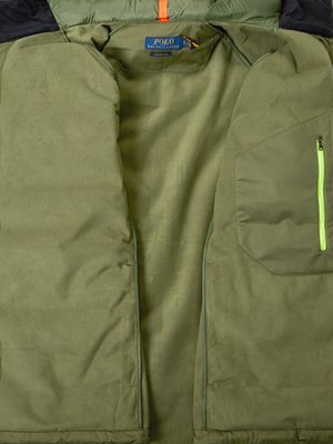 Softshell jacket with quilted front