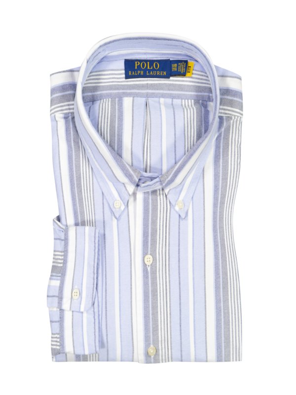 Levně Polo Ralph Lauren, Bavlněná košile s vyšitým logem Modrá