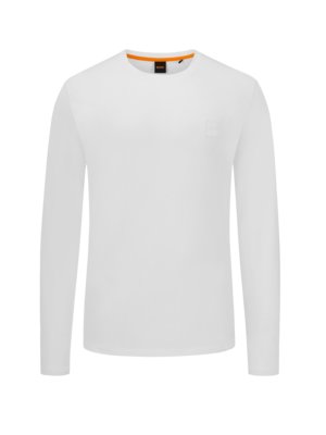 Long-sleeved cotton top