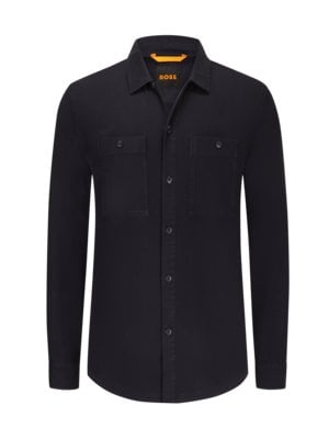 Cotton-overshirt-with-stretch-content