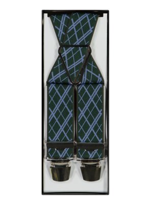 Suspenders in a microfibre blend