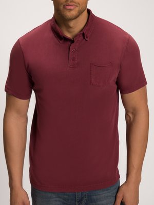 Polo-shirt-with-button-down-collar