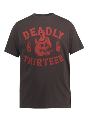 T-shirt with devil print