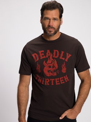 T-shirt-with-devil-print