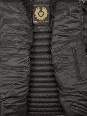 Lightweight down gilet in quilted look 