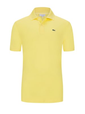 Poloshirt in Piqué-Qualität mit Logo-Aufnäher