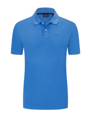 Polo shirt in piqué fabric with embroidered logo