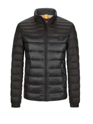 Lightweight quilted jacket in subtle colour block