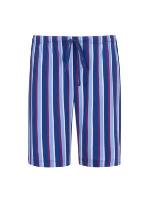 Pyjamas in jersey fabric with shorts in striped pattern 