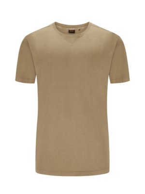T-Shirt in Jersey-Qualität und Slub Yarn-Struktur