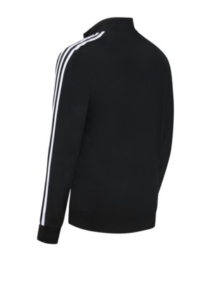 Training jacket with striped appliqué 