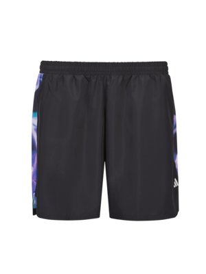 Shorts with contrasting pattern