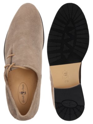 Geschnürte Haferlschuhe aus Antik-Bockleder