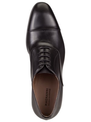 Businesss-Schuhe-in-Oxford-Form-aus-Glattleder