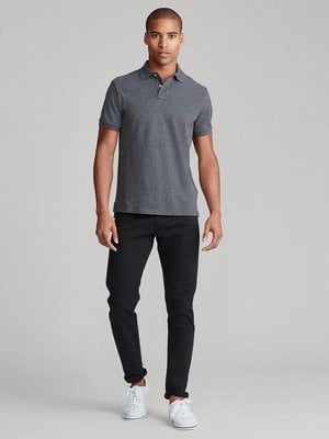 Softes Poloshirt in Piqué-Qualität, Custom Slim Fit