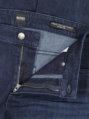Jeans-mit-Stretchanteil,-Kaschmir-Touch,-Slim-Fit