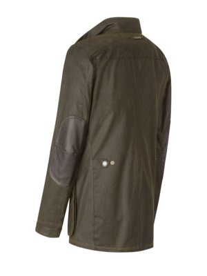 Fieldjacket Ogston mit Steppblende und Wachs-Beschichtung