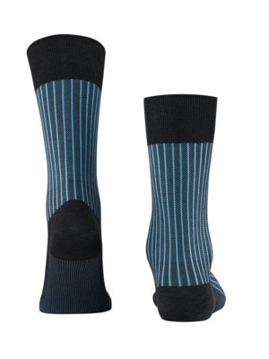 Hochwertige-Socken,-Oxford-Stripe