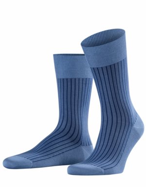 Hochwertige-Socken,-Oxford-Stripe