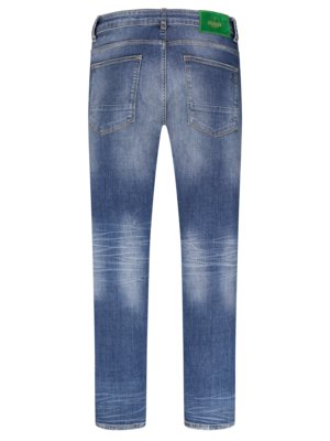 Washed-Jeans-mit-Stretchanteil,-Slim-Fit