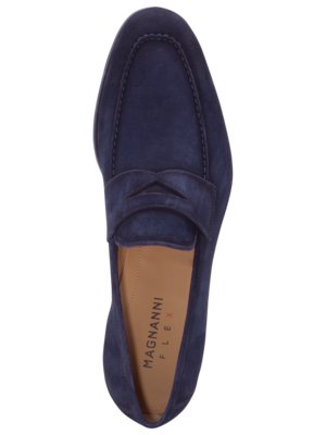 Penny Loafer aus Veloursleder mit flexibler Sohle 