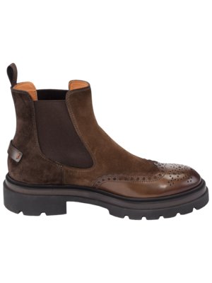 Chelsea-Boot im Half-Brogue Design