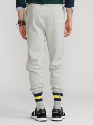 Sweatpants mit Dehnbund und Logo-Stickerei, Regular Fit