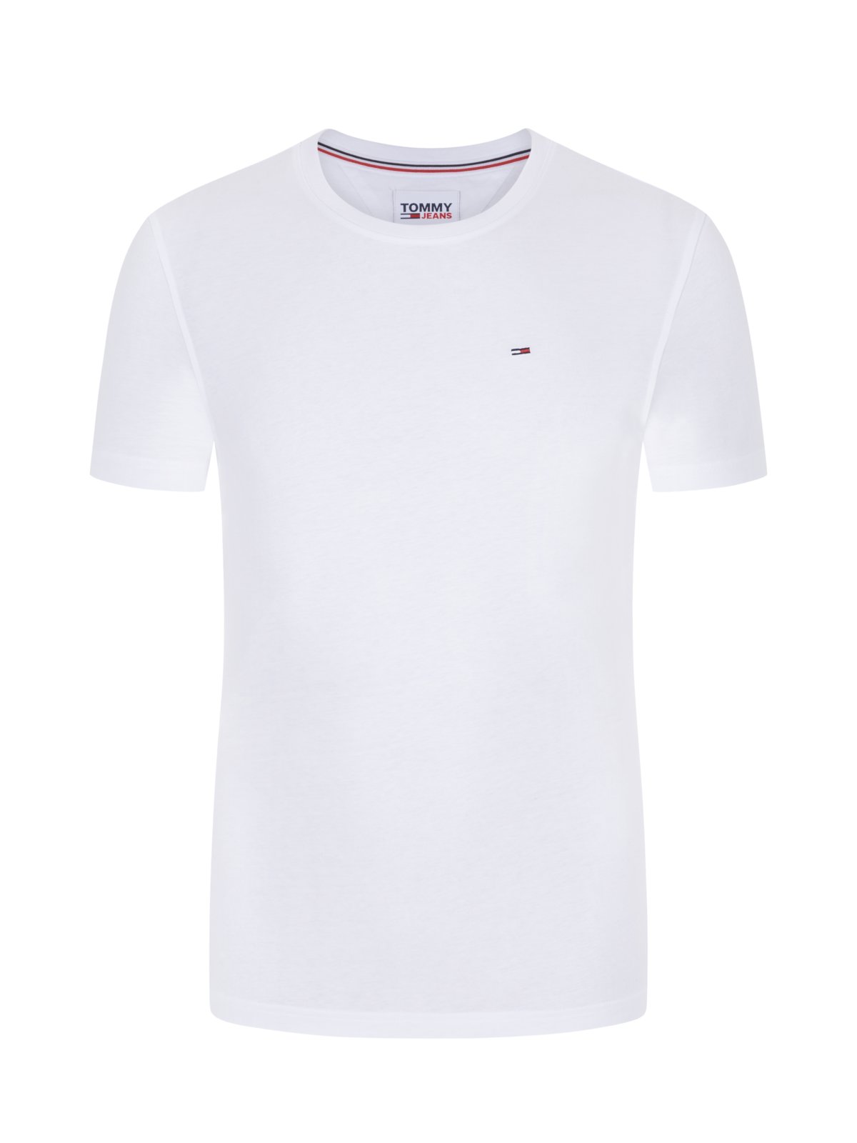 Tommy Jeans T-Shirt in Jersey-Qualität mit Logo-Stickerei in M