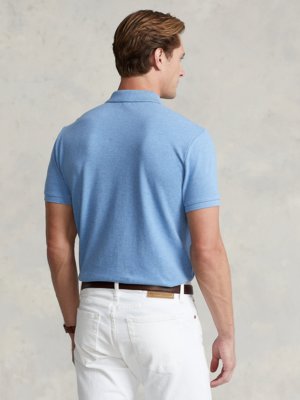 Poloshirt aus Baumwolle mit Logo-Stickerei, Slim Fit