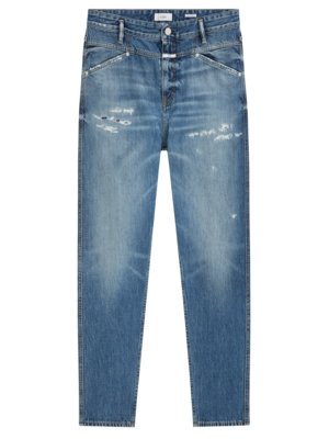 Jeans-im-Used-Look,-X-Lent-Tapered