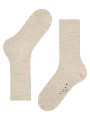 Glatte Socken Airport mit klimaregulierender Merinowolle