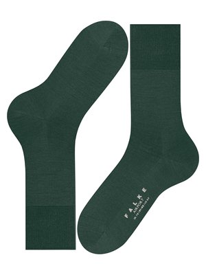 Glatte Socken Airport mit klimaregulierender Merinowolle