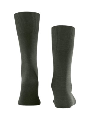 Glatte Socken Airport mit klimaregulierender Merinowolle