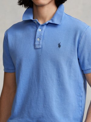 Poloshirt in Jersey-Qualität mit Logo-Stickerei