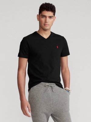 T-Shirt-aus-Baumwolle,-Custom-Slim-Fit
