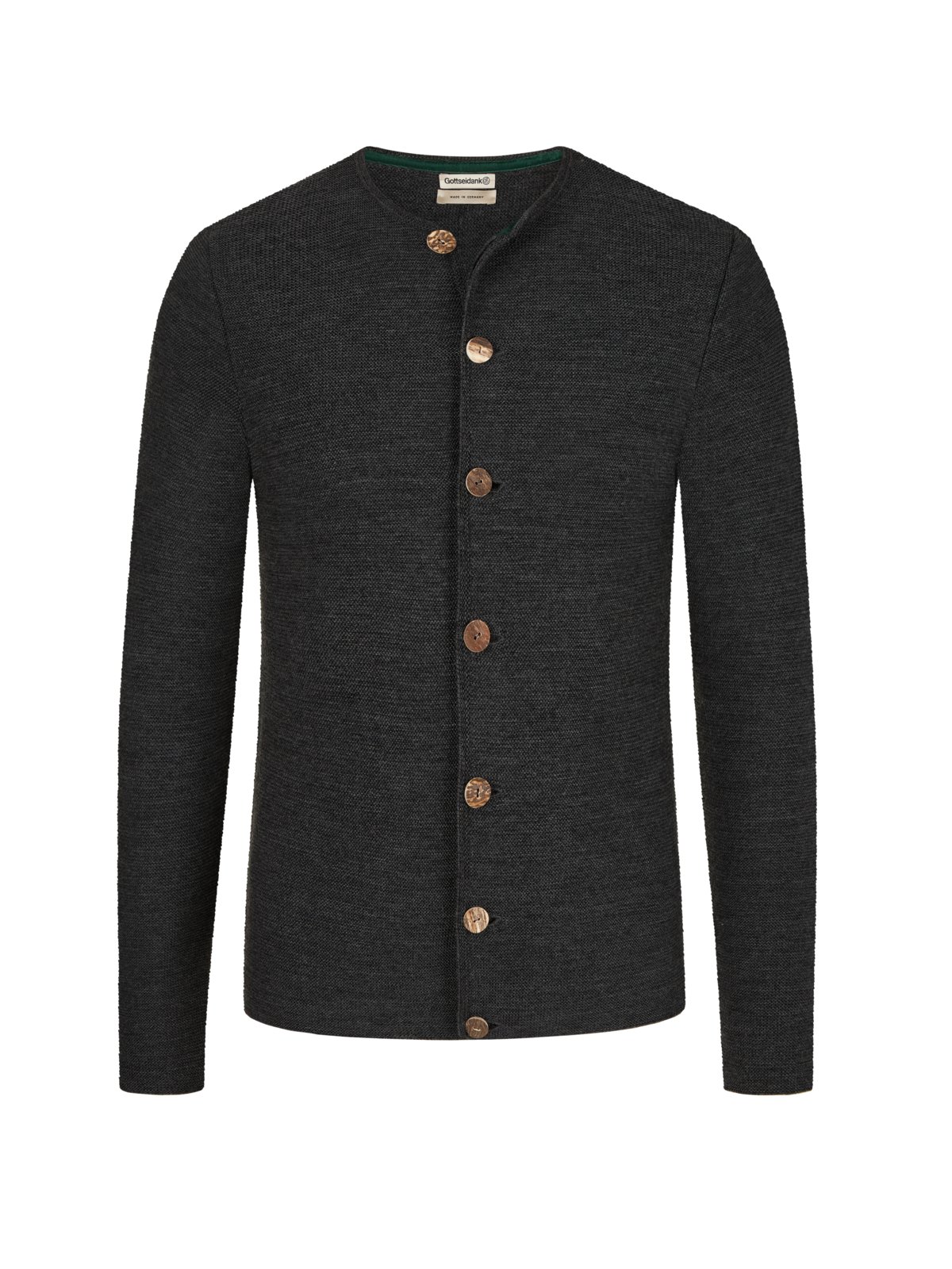 Gottseidank Trachten-Strickjacke aus reiner Schurwolle, Aloisius in S