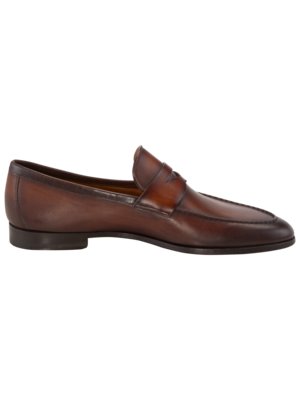 Penny Loafer aus Glattleder mit flexibler Sohle 