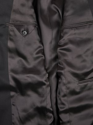 Gefütterter Anzug aus Schurwolle mit Mohair-Anteil, Tailored Fit