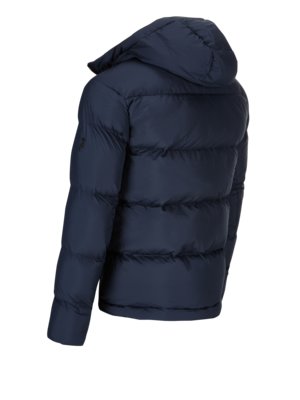 Winterfeste Daunenjacke mit Kapuze