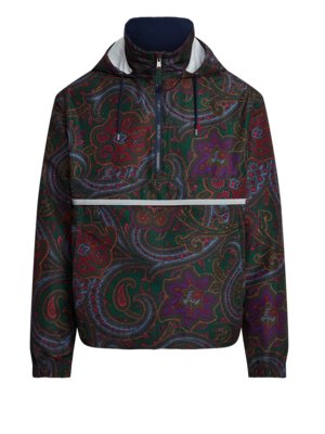 Übergangsjacke mit Paisley-Muster