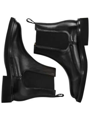 Chelsea Boots aus poliertem Glattleder