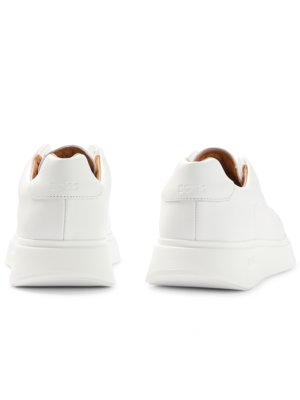 Sneaker-aus-Glattleder-mit-breiter-Sohle-und-Kontrast-Details-