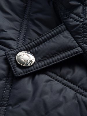 Übergangsjacke mit Rautensteppmuster