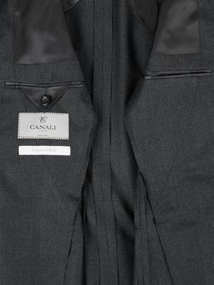 Anzug aus reiner Wolle mit filigranem Pepita-Muster